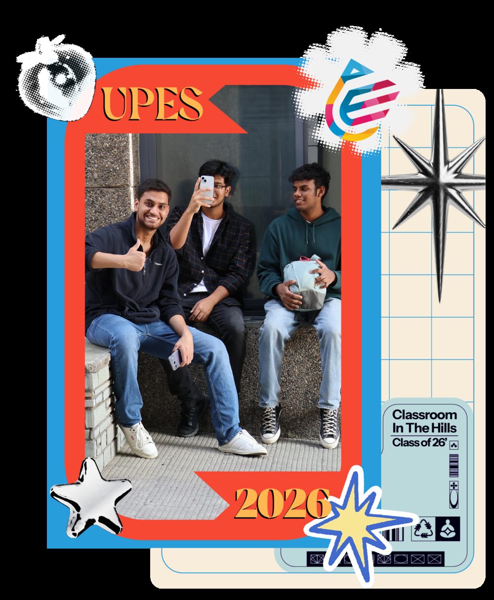 UPES School of Design Week 0 Showcase poster